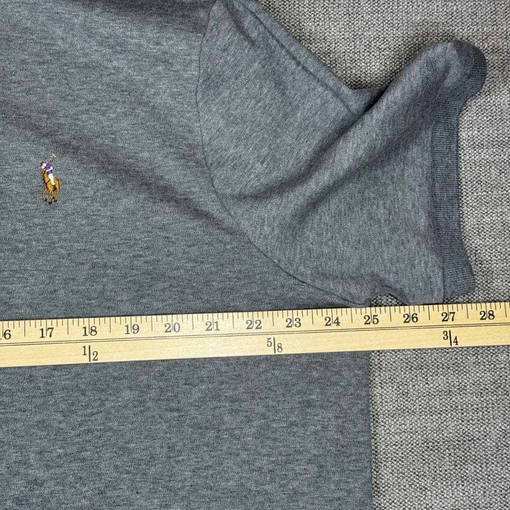 Polo Ralph Lauren Mens XL Gray Classic Fit Short Sleeve Colorful Pony Polo Shirt